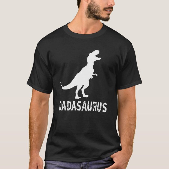 Camiseta DADASAURUS T-Rex - Dia dos Pais Perfeito  (Frente)