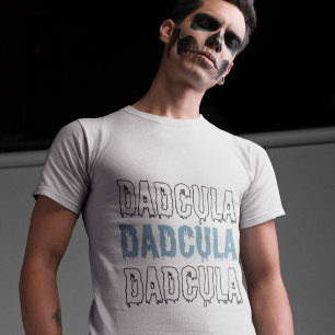 Camiseta Dadcula Blue Halloween - Pai maluco e divertido