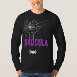 Camiseta Dadcula Dripping Blood Font and Spider