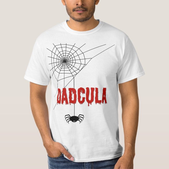 Camiseta Dadcula Dripping Blood Font and Spider (Frente)