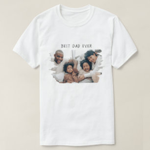 Camiseta Dadd da Família Moderna de Fotografias do Melhor P