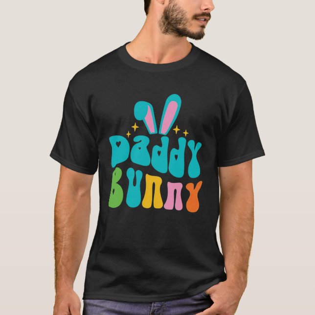 Camiseta Daddy Bunny Cute Bunny Rabbit Family Easter Day Da (Frente)