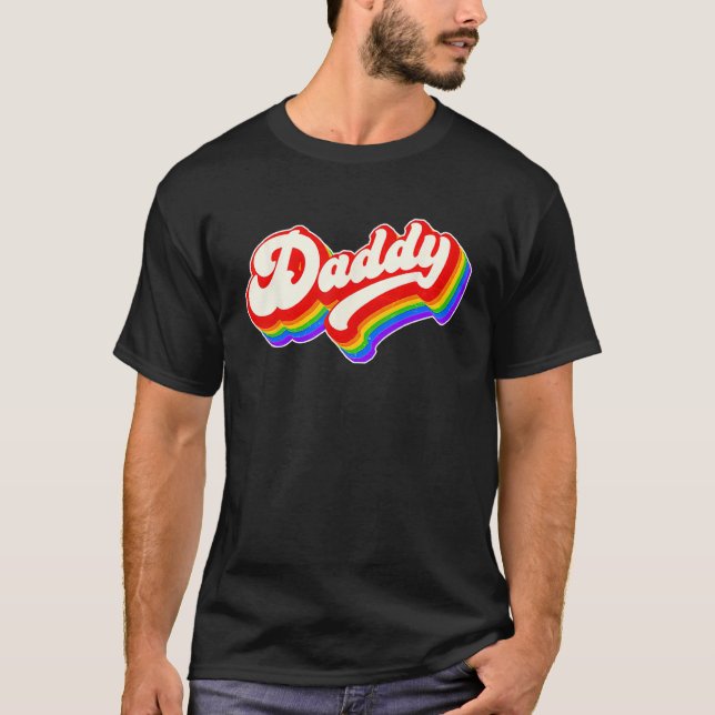 Camiseta Daddy Gifts Retro Vintage Father's Day Daddy (Frente)