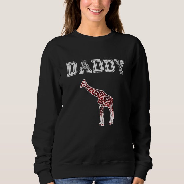 Camiseta DADDY Giraffe Men Red Plaid Christmas Pajama Famil (Frente)