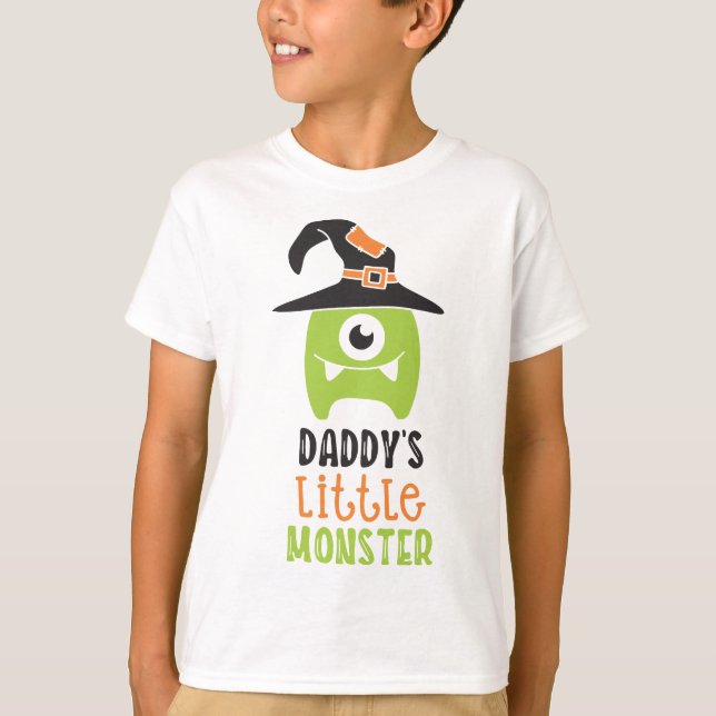 Camiseta Daddy Little Monster White (Frente)