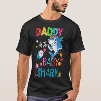 Camiseta Daddy Of The Baby Shark Birthday Boy, Girl, Kids