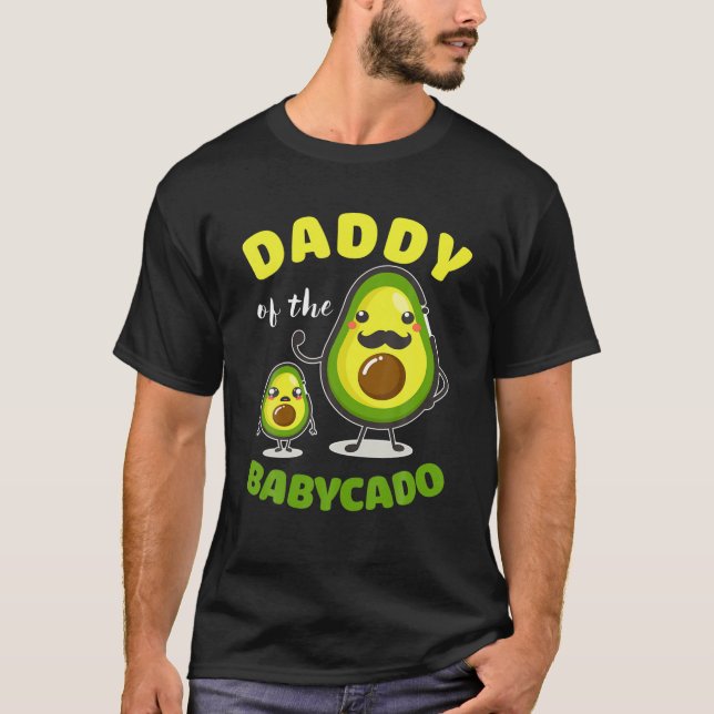 Camiseta Daddy Of The Babycado Avocado Family Matching Gift (Frente)