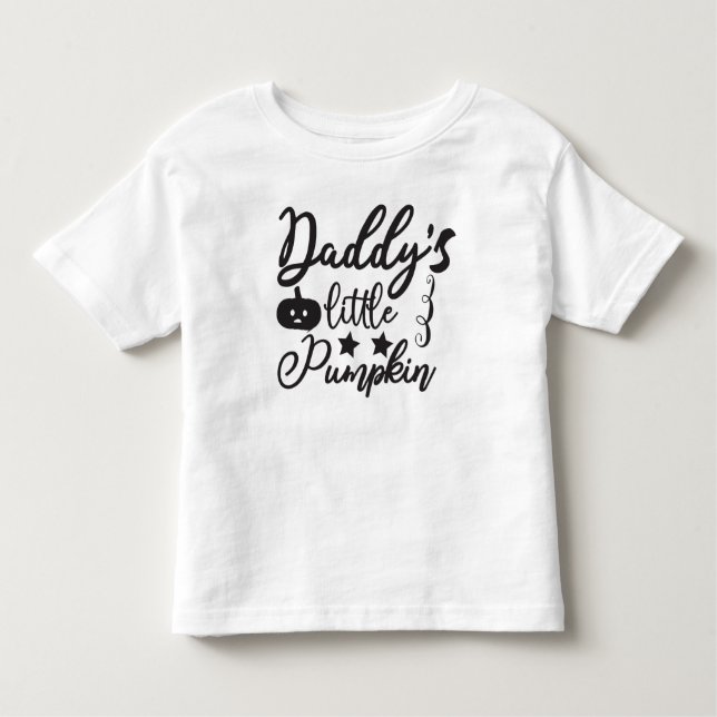 Camiseta Daddys, abóbora (Frente)