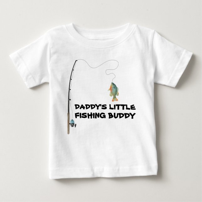 Camiseta Daddys Little Fish Buddy (Frente)