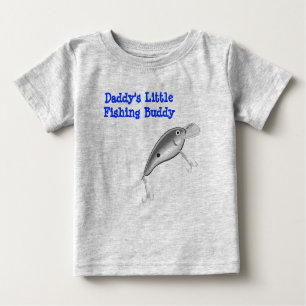 Camiseta Daddys Little Fish Buddy Lure Design