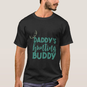 Camiseta Daddys Little Hunting Buddy Padre E Filho Caçando