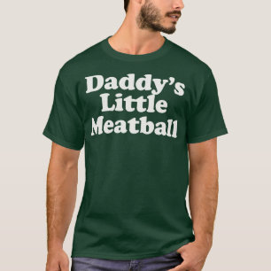 Camiseta Daddys Little Meatball - Crianças Italianas - Comi