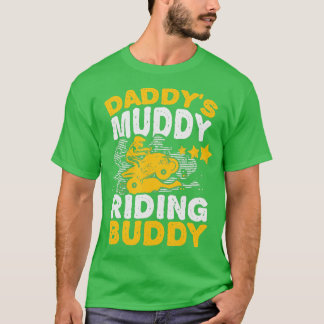 Camiseta Daddys Muddy Andam Amigo Filho Quad Bike ATV