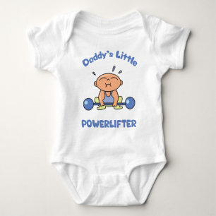 Camiseta Daddys pouco Powerlifter caçoa o esporte