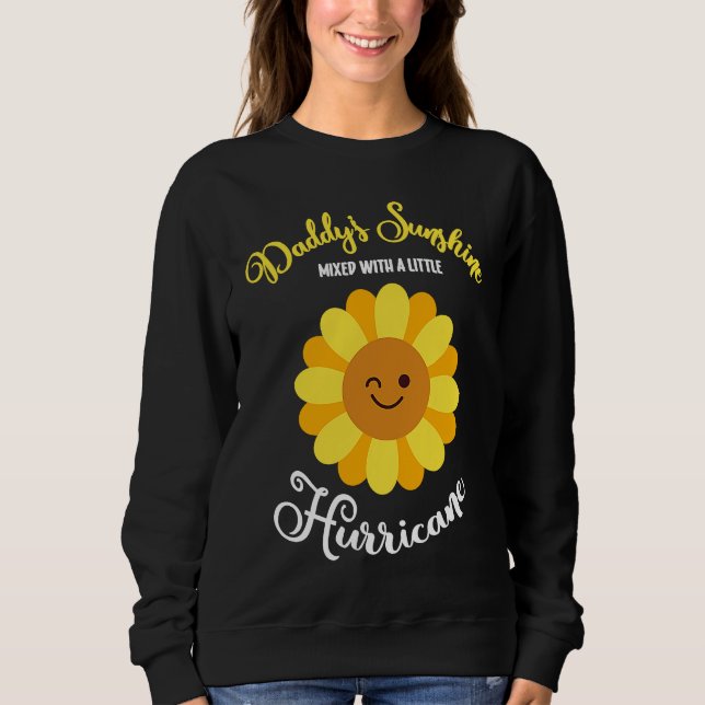 Camiseta Daddy's Sunshine Mixed With A Little Hurricane (Frente)