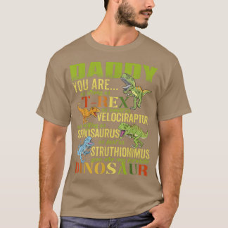 Camiseta Daddysaurus Daddy You Are As Strong As T Re Funny