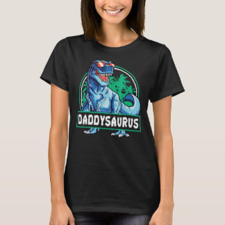 Camiseta Daddysaurus Dia de os pais Rex Dinosaur Daddysauru