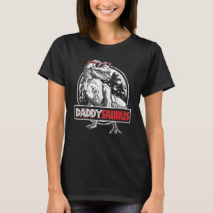 Camiseta Daddysaurus Dinossaur Pai Dinossauro Família Dinos