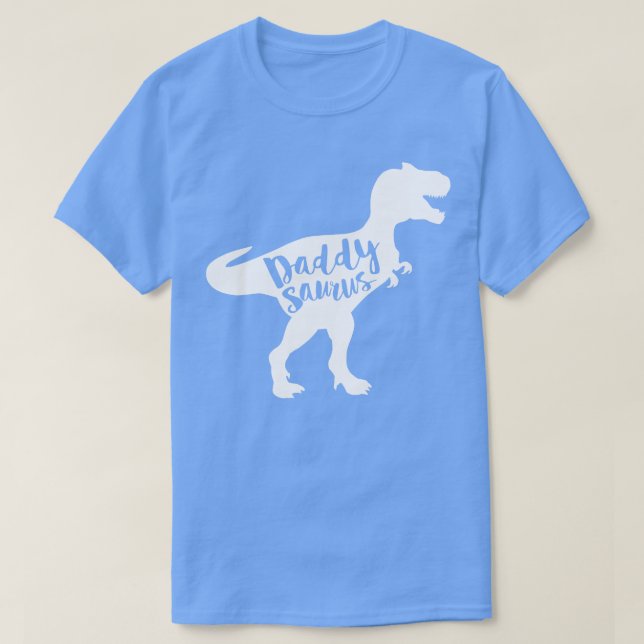 Camiseta Daddysaurus Funny Dinossaur Pai Dift Rex Pais (Frente do Design)