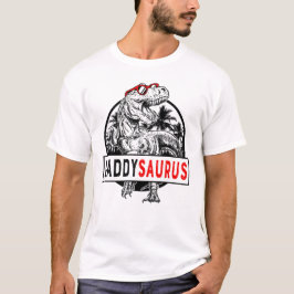 Camiseta Daddysaurus Pai Saurus T Rex Dia de os pais 1WH1