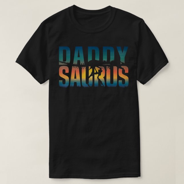 Camiseta Daddysaurus Re Dinossaur TRe Pai Saurus (Frente do Design)