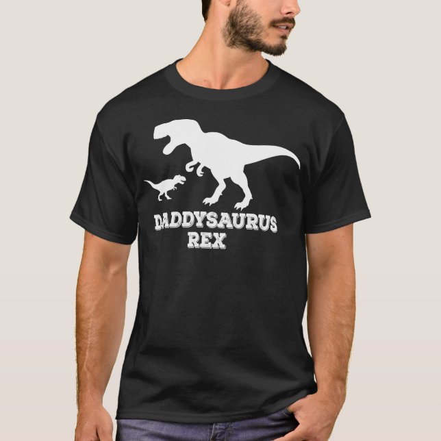 Camiseta Daddysaurus Rex Essencial (Frente)