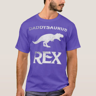 Camiseta Daddysaurus Rex Pai Dinossaur Engraçado Presente