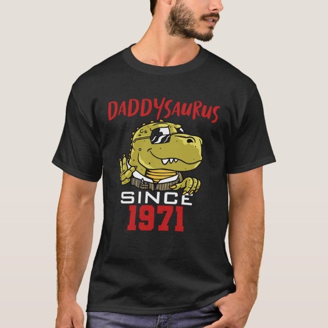 Camiseta Daddysaurus since 1971 (Frente)