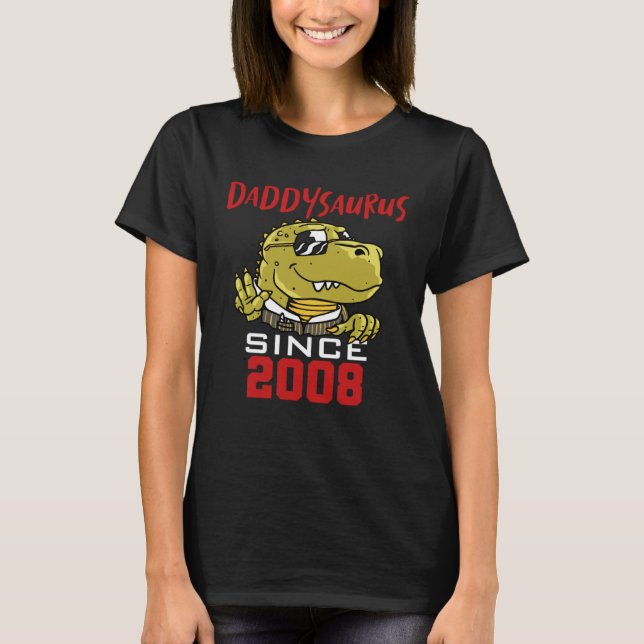 Camiseta Daddysaurus since 2008 (Frente)