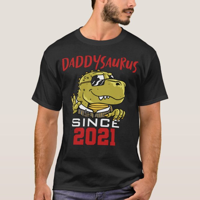 Camiseta Daddysaurus since 2021 (Frente)