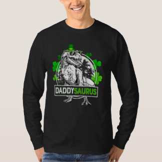 Camiseta Daddysaurus T Rex Dinosaur Pai Saurus Ruas Patras