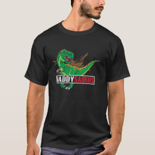 Camiseta DADDYSAURUS T Rex Dinossauro Pai Surus Birthday P