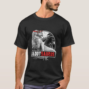 Camiseta Daddysaurus T Rex Pai Dinossauro Pai Saurus Pai