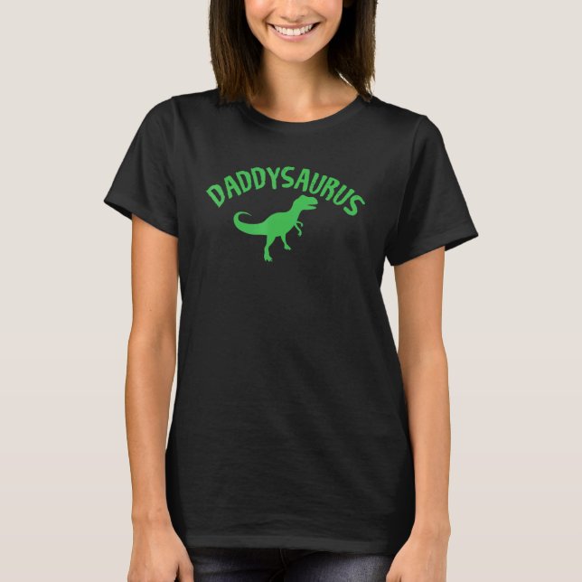 Camiseta Daddyssaurus Padre Graphic Design (Frente)