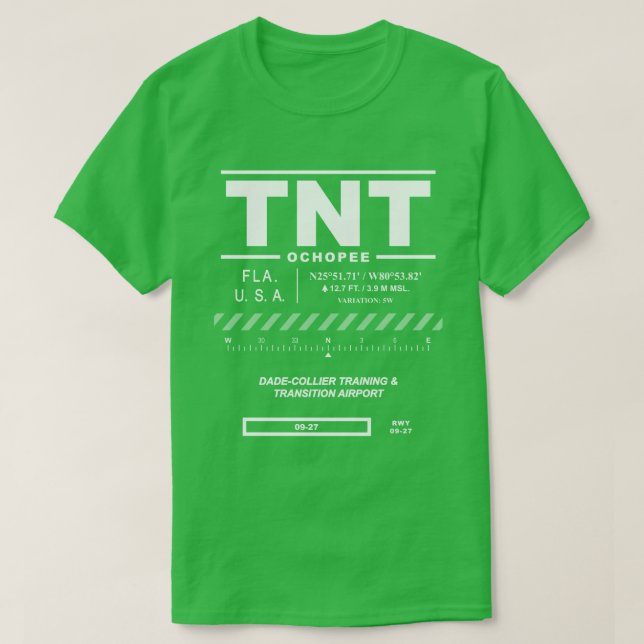 Camiseta Dade Collier Training and Transition Airport TNT (Frente do Design)