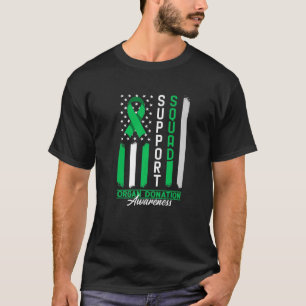 Camiseta Dádiva do Orgão Sobrevivente de Transplante de E