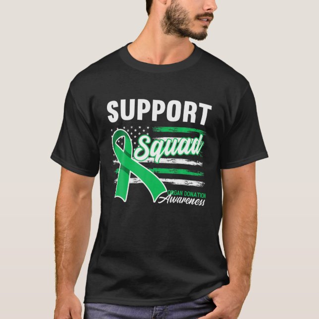 Camiseta Dádiva do Orgão Sobrevivente de Transplante de Esq (Frente)