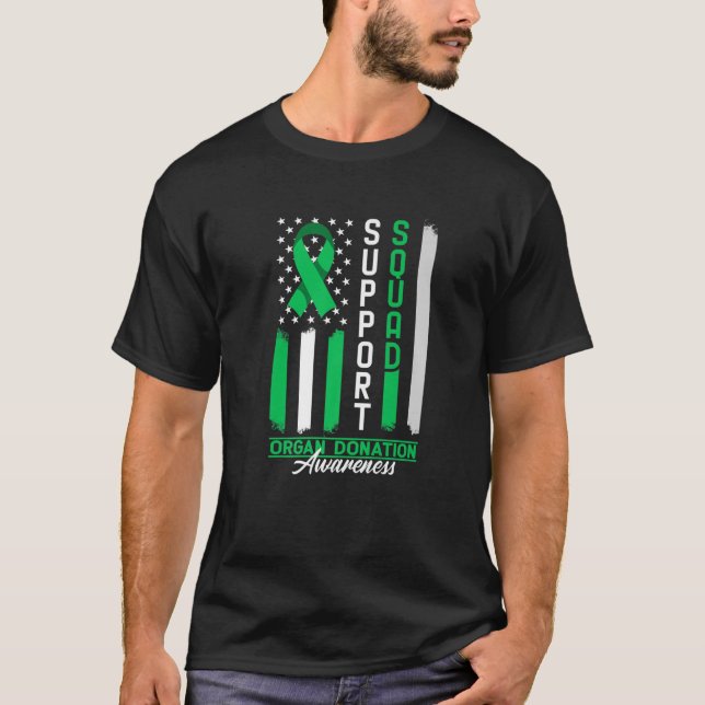 Camiseta Dádiva do Orgão Sobrevivente de Transplante de Esq (Frente)