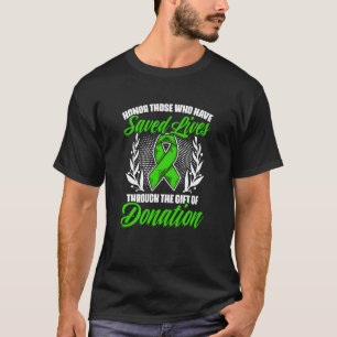Camiseta Dádiva Transplante Renal Doação do Órgão de Vida