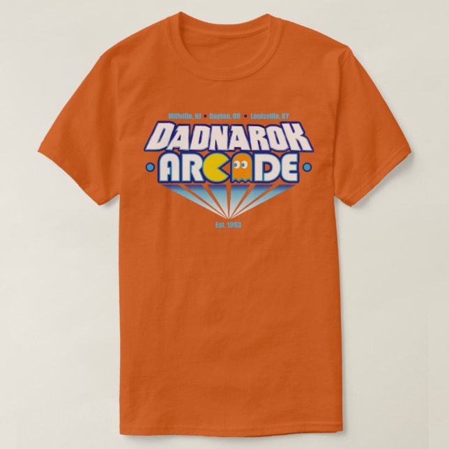 Camiseta Dadnarok Arcade B (Frente do Design)