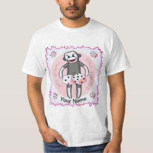 Camiseta Dados de Macaco de Meia