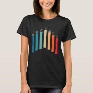 Camiseta Dados de Masmorra RPG de Mesa Retro vintage D20