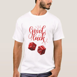 Camiseta dados do dia de sorte