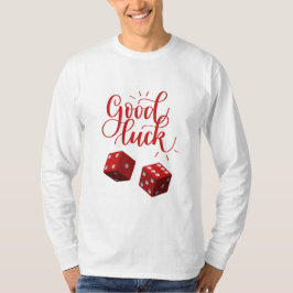 Camiseta dados do dia de sorte