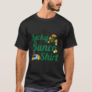 Camiseta Dados Lucky Bunco do Dia de São Patrício