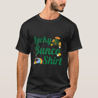 Camiseta Dados Lucky Bunco do Dia de São Patrício