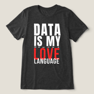 Camiseta Dados São Meu Idioma do Amor - Divertido Cientista