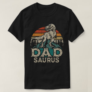 Camiseta Dadsaurus Dinosaur Papa Pai Dia de os pais Saurus
