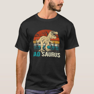 Camiseta Dadsaurus T Rex Dinosaur Funny Pai Surus Família M