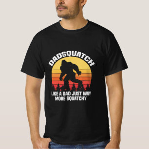 Camiseta Dadsquatch Como Um Pai Engraçado Dia do Pai